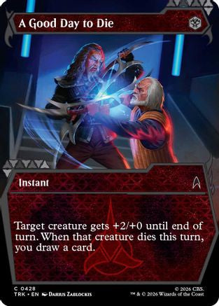 A Good Day to Die (Showcase) (TRK-428) [Star Trek] Foil