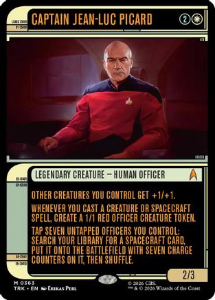 Captain Jean-Luc Picard (Showcase) (TRK-363) [Star Trek] Foil