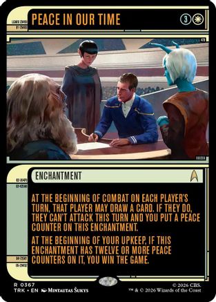 Peace in Our Time (Showcase) (TRK-367) [Star Trek] Foil