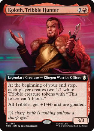 Koloth, Tribble Hunter (Extended Art) (TRK-289) [Star Trek] Foil