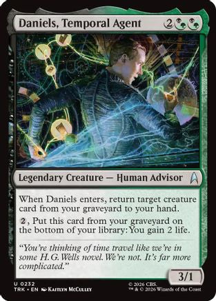 Daniels, Temporal Agent (TRK-232) [Star Trek] Foil