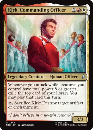 Kirk, Commanding Officer (TRK-243) [Star Trek] Foil