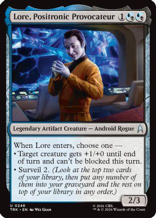 Lore, Positronic Provocateur (TRK-246) [Star Trek] Foil