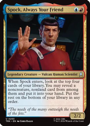 Spock, Always Your Friend (TRK-253) [Star Trek]