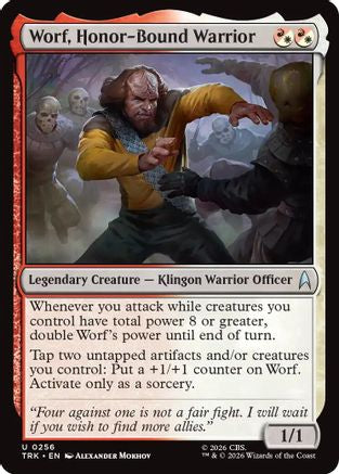 Worf, Honor-Bound Warrior (TRK-256) [Star Trek] Foil