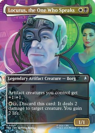 Locutus, the One Who Speaks (Borderless) (TRK-360) [Star Trek]