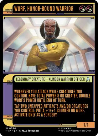 Worf, Honor-Bound Warrior (Showcase) (TRK-390) [Star Trek]