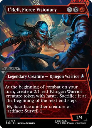L'Rell, Fierce Visionary (Showcase) (TRK-434) [Star Trek] Foil
