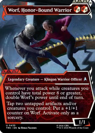 Worf, Honor-Bound Warrior (Showcase) (TRK-435) [Star Trek] Foil