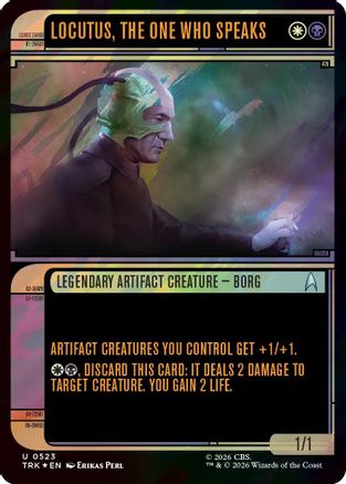 Locutus, the One Who Speaks (Showcase) (Surge Foil) (TRK-523) [Star Trek] Foil