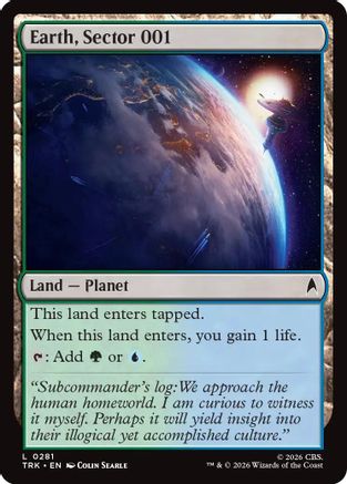 Earth, Sector 001 (TRK-281) [Star Trek]