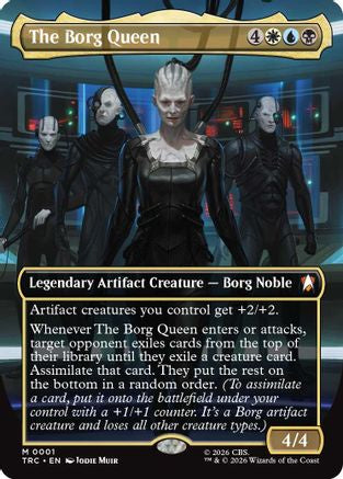 The Borg Queen (Borderless) (TRC-001) [Commander: Star Trek]