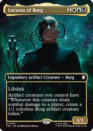 Locutus of Borg (Borderless) (TRC-209) [Commander: Star Trek]