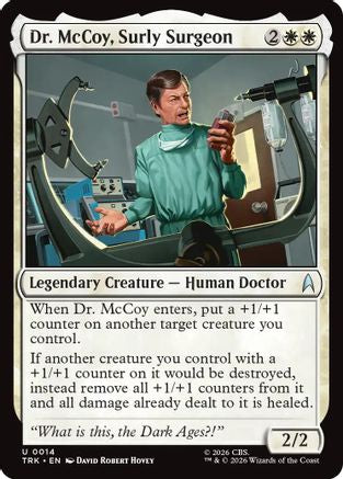 Dr. McCoy, Surly Surgeon (TRK-014) [Star Trek] Foil