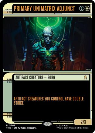Primary Unimatrix Adjunct (Showcase) (TRK-368) [Star Trek] Foil