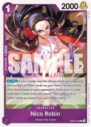 Nico Robin (033) (EB05-033) - Extra Booster: One Piece Heroines Edition Vol. 2 Foil