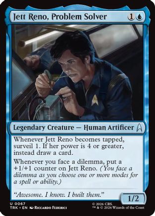 Jett Reno, Problem Solver (TRK-067) [Star Trek] Foil