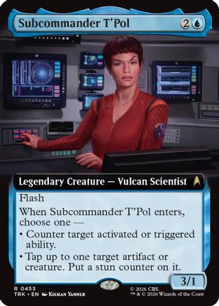 Subcommander T'Pol (Extended Art) (TRK-453) [Star Trek]