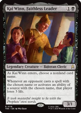 Kai Winn, Faithless Leader (TRK-118) [Star Trek]