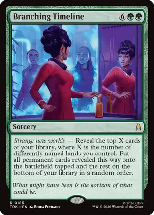 Branching Timeline (TRK-185) [Star Trek] Foil