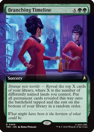 Branching Timeline (Extended Art) (TRK-466) [Star Trek] Foil