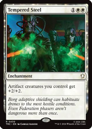 Tempered Steel (Surge Foil) (TRC-430) [Commander: Star Trek] Foil