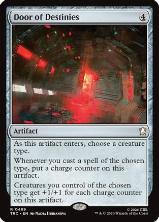 Door of Destinies (Surge Foil) (TRC-489) [Commander: Star Trek] Foil