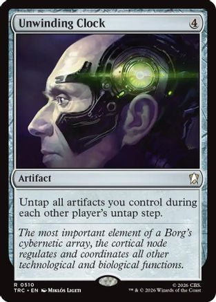 Unwinding Clock (Surge Foil) (TRC-510) [Commander: Star Trek] Foil