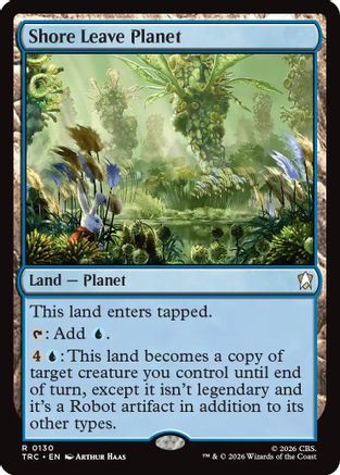 Shore Leave Planet (Surge Foil) (TRC-130) [Commander: Star Trek] Foil