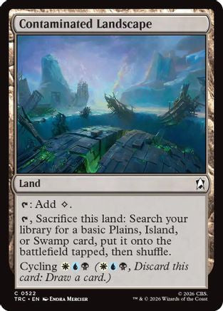 Contaminated Landscape (Surge Foil) (TRC-522) [Commander: Star Trek] Foil