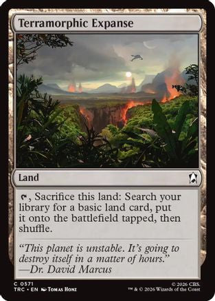 Terramorphic Expanse (Surge Foil) (TRC-571) [Commander: Star Trek] Foil