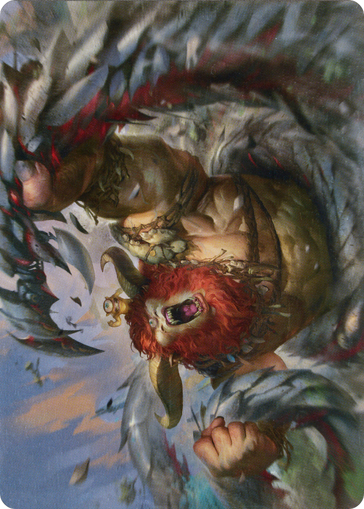 Borborygmos and Fblthp // Borborygmos and Fblthp (AMOM-042) (Borderless) [March of the Machine Art Series] Foil