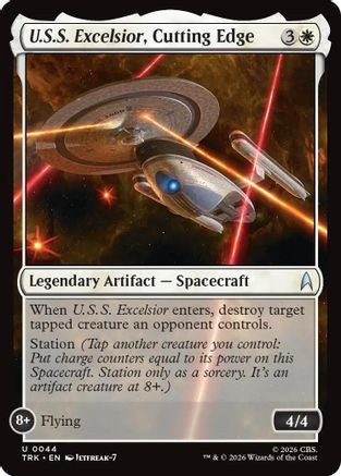 U.S.S. Excelsior, Cutting Edge (TRK-044) [Star Trek] Foil
