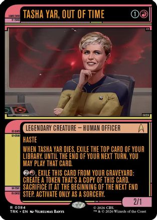 Tasha Yar, Out of Time (Showcase) (TRK-384) [Star Trek]