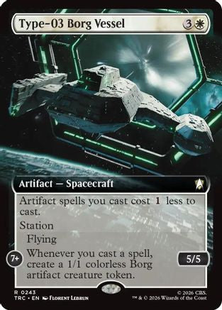 Type-03 Borg Vessel (Extended Art) (TRC-243) [Commander: Star Trek]