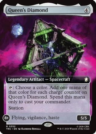 Queen's Diamond (Extended Art) (TRC-352) [Commander: Star Trek]