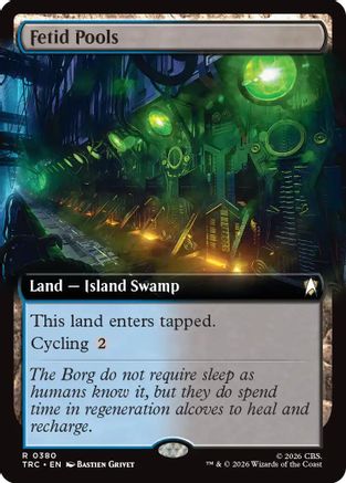 Fetid Pools (Extended Art) (TRC-380) [Commander: Star Trek]