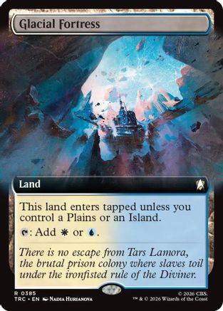 Glacial Fortress (Extended Art) (TRC-385) [Commander: Star Trek]
