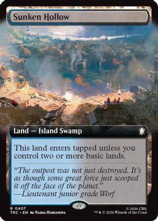 Sunken Hollow (Extended Art) (TRC-407) [Commander: Star Trek]
