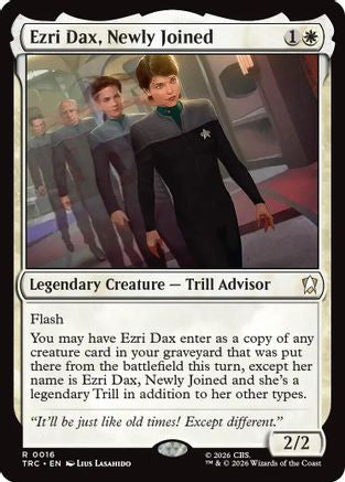 Ezri Dax, Newly Joined (Surge Foil) (TRC-016) [Commander: Star Trek] Foil