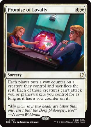 Promise of Loyalty (Surge Foil) (TRC-426) [Commander: Star Trek] Foil
