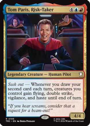 Tom Paris, Risk-Taker (TRC-105) [Commander: Star Trek]