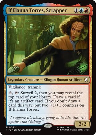 B'Elanna Torres, Scrapper (Surge Foil) (TRC-082) [Commander: Star Trek] Foil