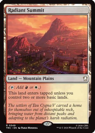 Radiant Summit (TRC-549) [Commander: Star Trek]