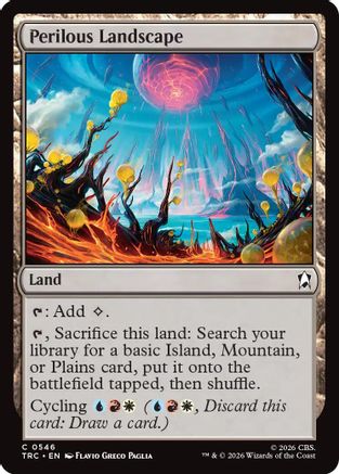 Perilous Landscape (Surge Foil) (TRC-546) [Commander: Star Trek] Foil