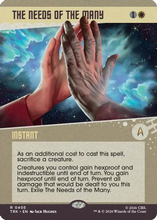 The Needs of the Many (Showcase) (TRK-405) [Star Trek]