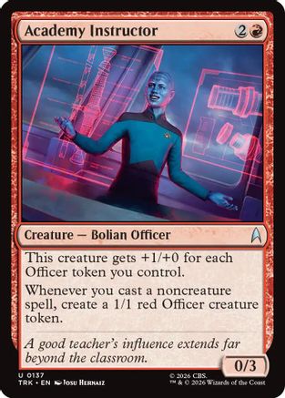 Academy Instructor (TRK-137) [Star Trek] Foil