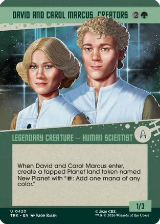 David and Carol Marcus, Creators (Showcase) (TRK-420) [Star Trek] Foil