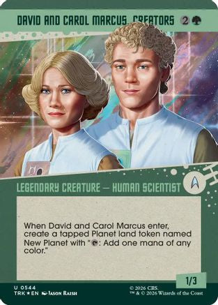 David and Carol Marcus, Creators (Showcase) (Surge Foil) (TRK-544) [Star Trek] Foil