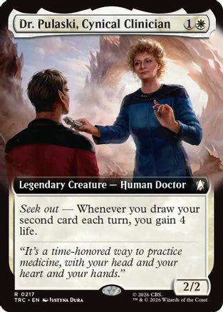 Dr. Pulaski, Cynical Clinician (Extended Art) (TRC-217) [Commander: Star Trek]